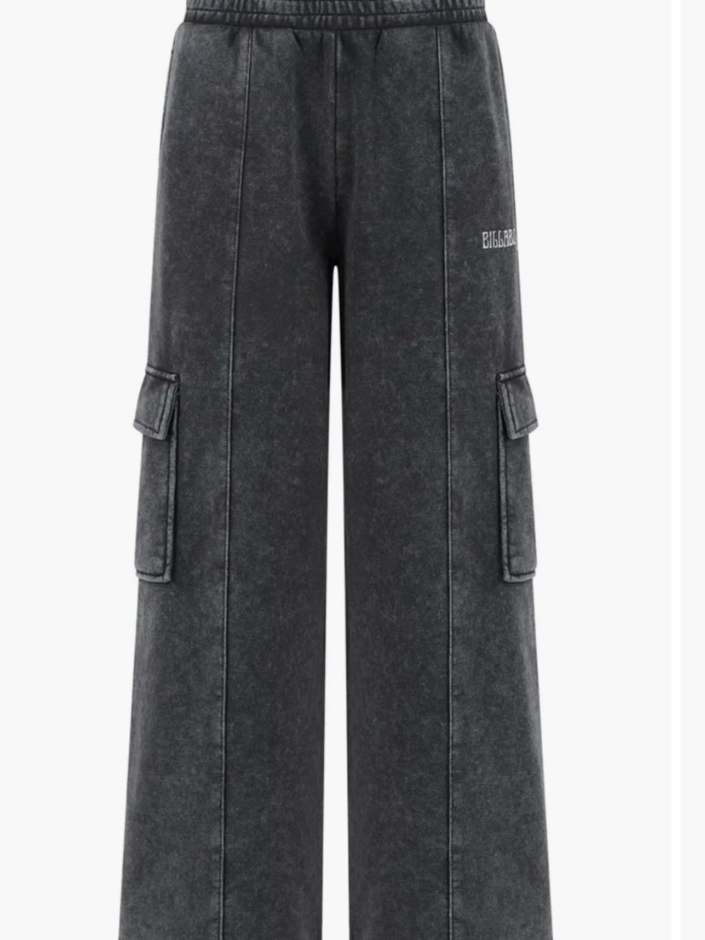 Billabong Kids Black Washed Cargo Sweatpants Skater Style Size Age 4